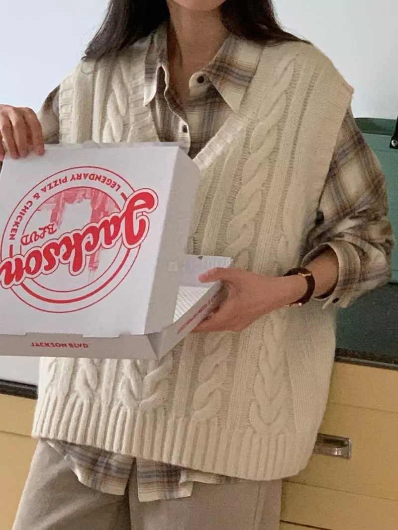 Baking Powder - Korean Women Fashion - #momslook - Illy Twist Vest - 5