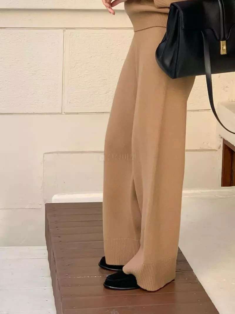 Baking Powder - Korean Women Fashion - #womensfashion - East Knit Pants - 4