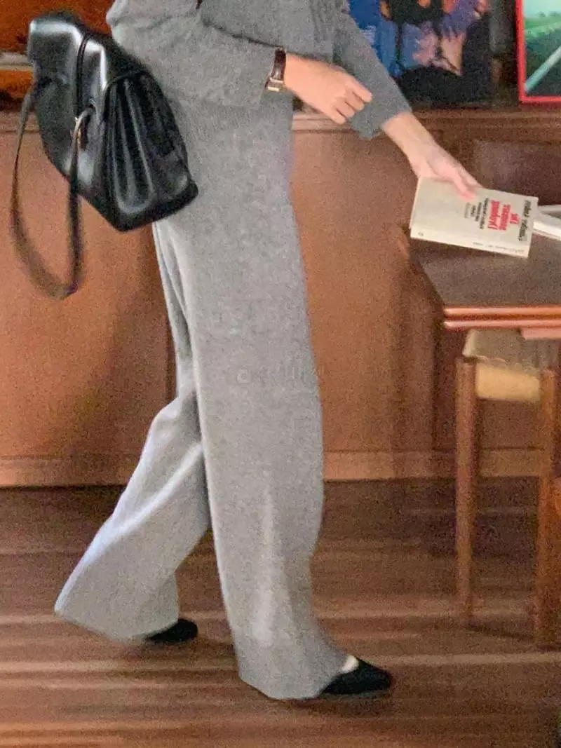 Baking Powder - Korean Women Fashion - #momslook - East Knit Pants - 6