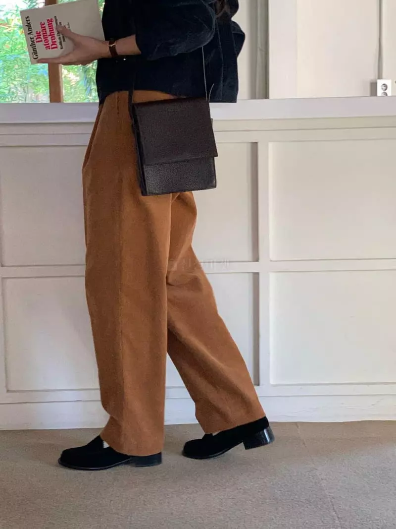Baking Powder - Korean Women Fashion - #momslook - Want Rin Pants - 3