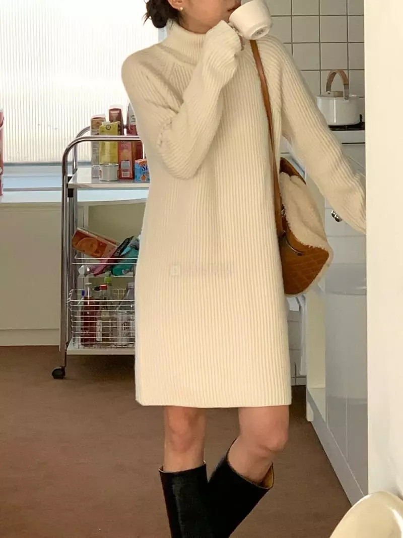 Baking Powder - Korean Women Fashion - #momslook - Hush Niju One-piece