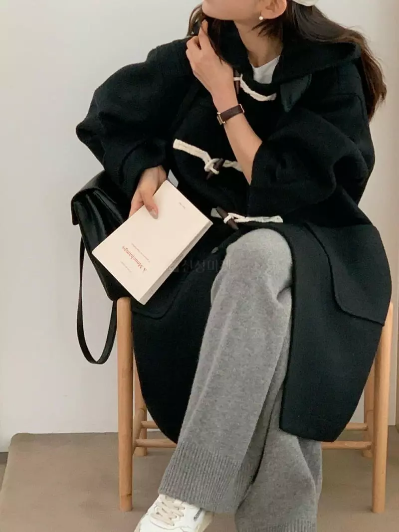 Baking Powder - Korean Women Fashion - #momslook - Blooming Dubble Coat - 3