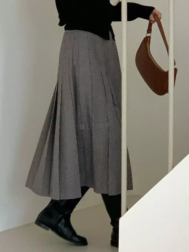 Baking Powder - Korean Women Fashion - #momslook - Lusiv Skirt - 8