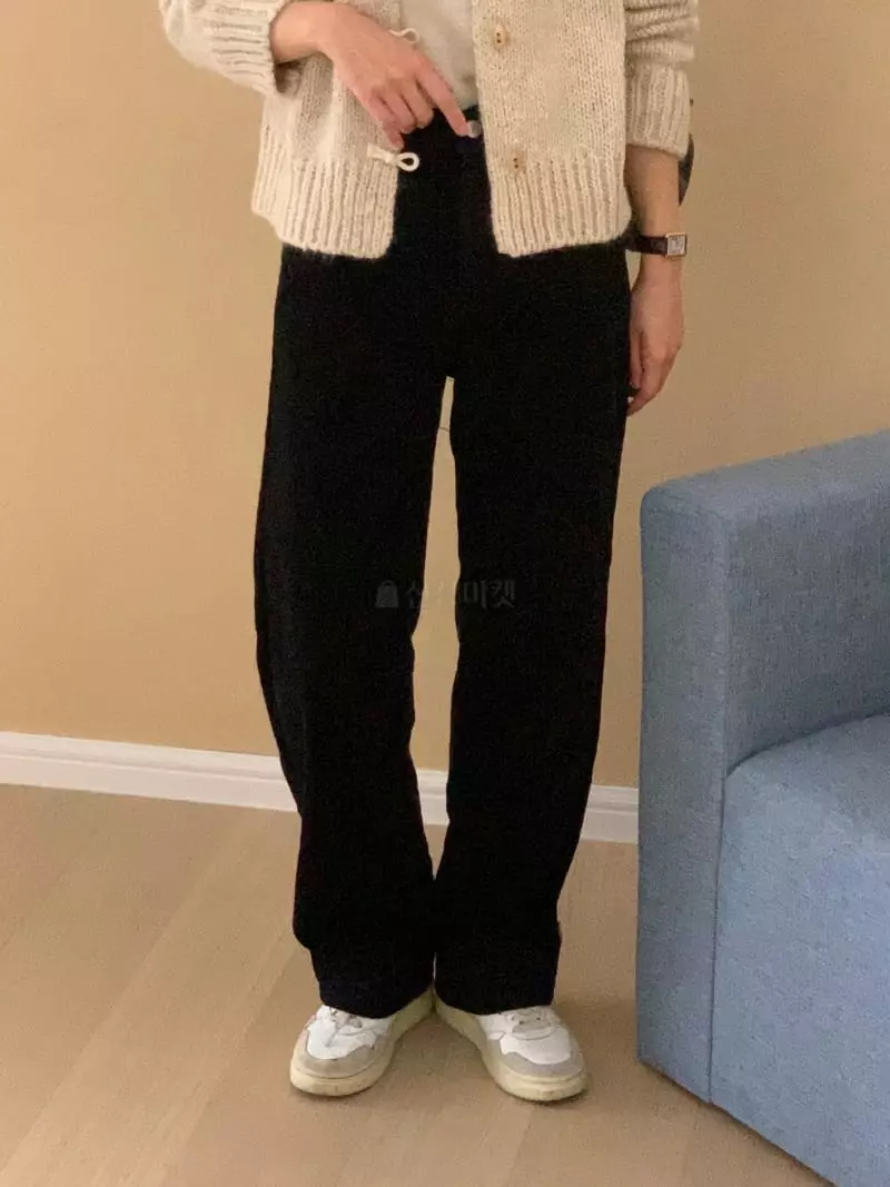 Baking Powder - Korean Women Fashion - #momslook - Need Rib Pants - 3