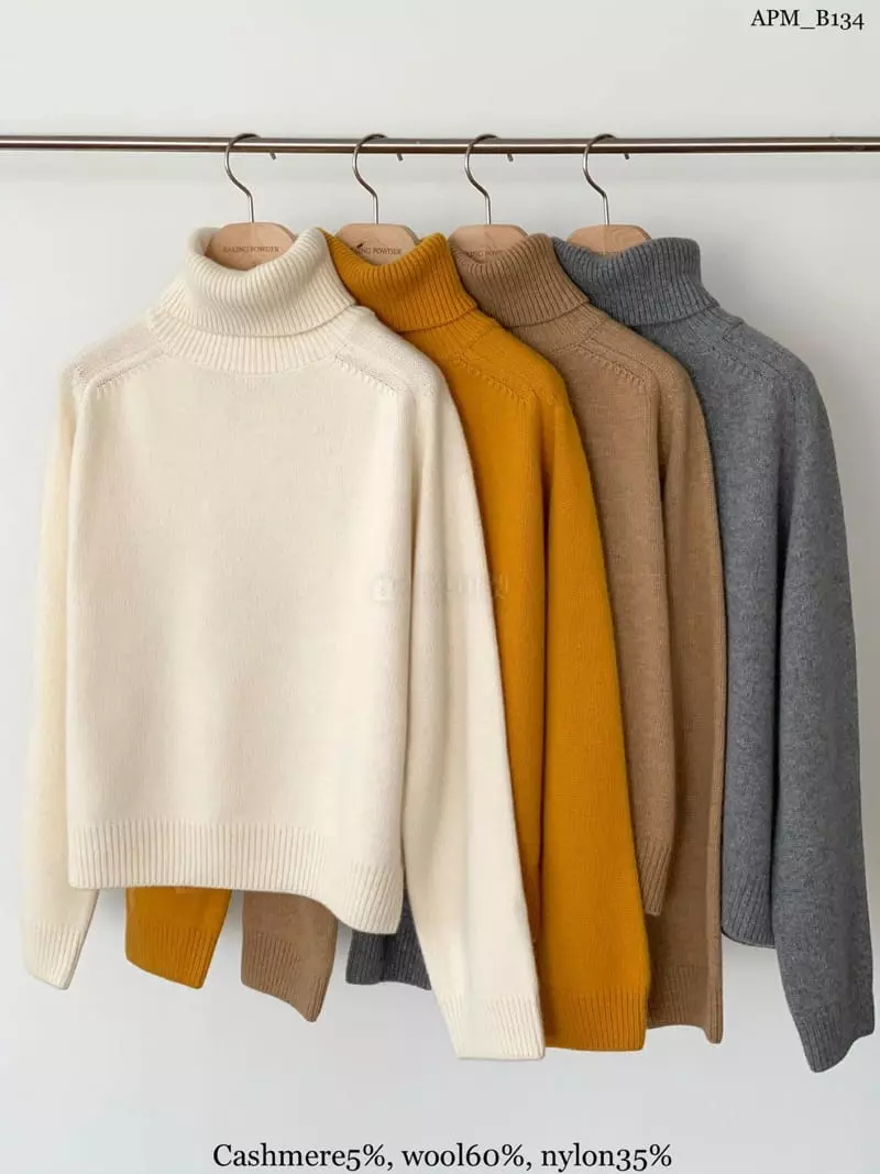 Baking Powder - Korean Women Fashion - #momslook - Ground Turtleneck Tee - 9