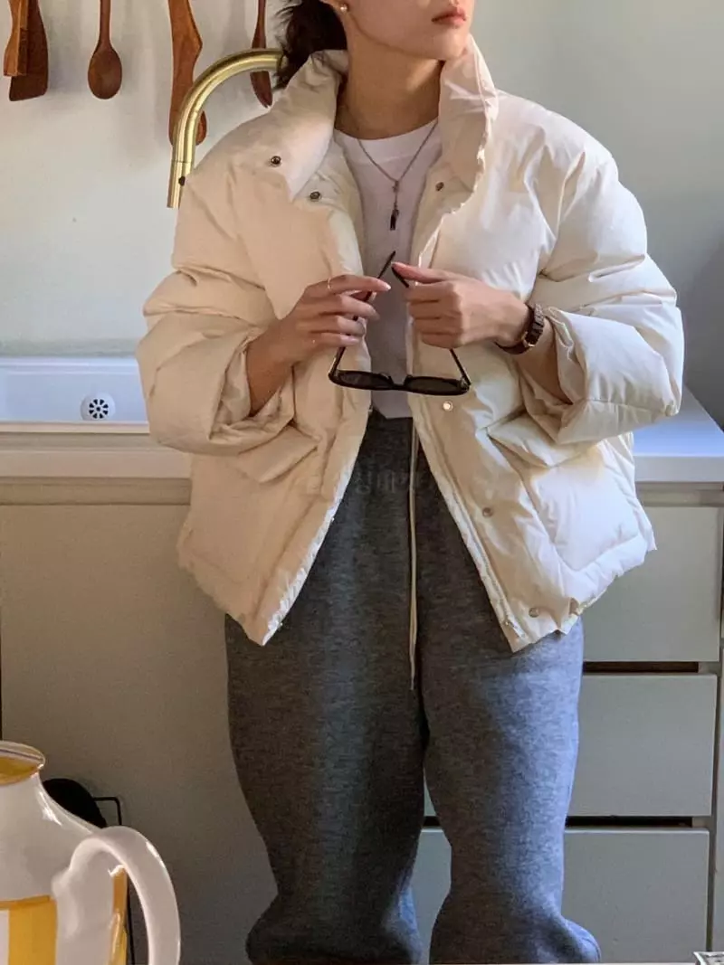 Baking Powder - Korean Women Fashion - #momslook - Tender Padding Jacket - 5