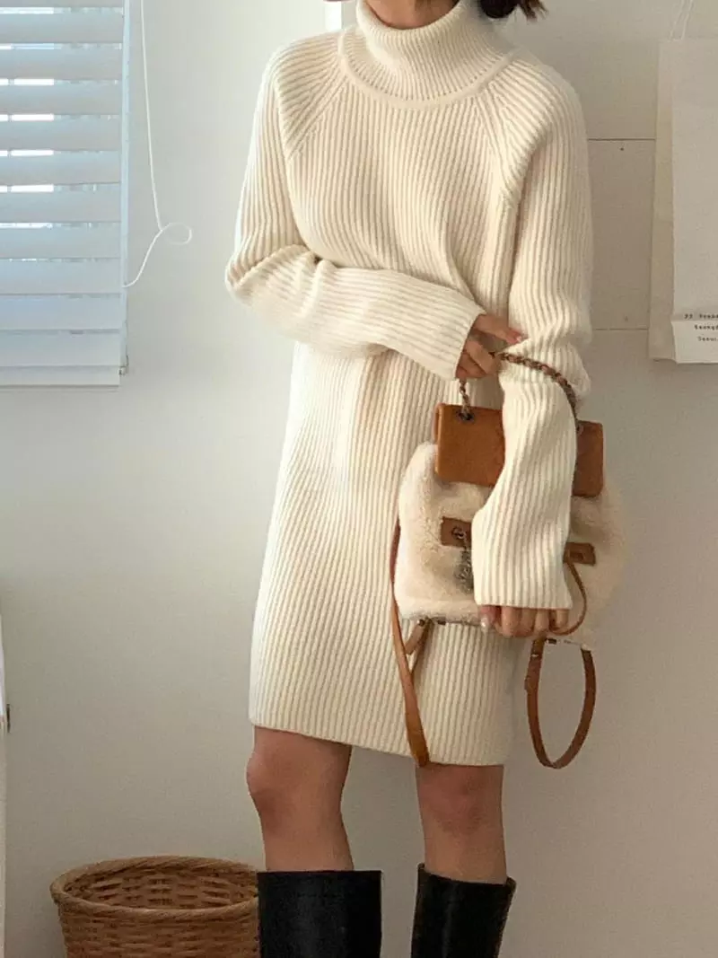 Baking Powder - Korean Women Fashion - #pursuepretty - Hush Niju One-piece - 5