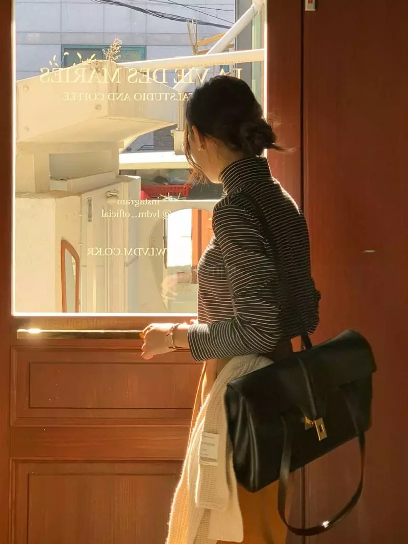 Baking Powder - Korean Women Fashion - #pursuepretty - Live Stripes Tee - 2