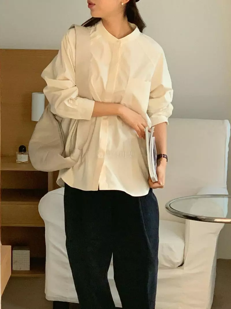 Baking Powder - Korean Women Fashion - #restrostyle - Morden Shirt - 5