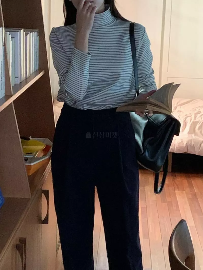 Baking Powder - Korean Women Fashion - #restrostyle - Live Stripes Tee - 3
