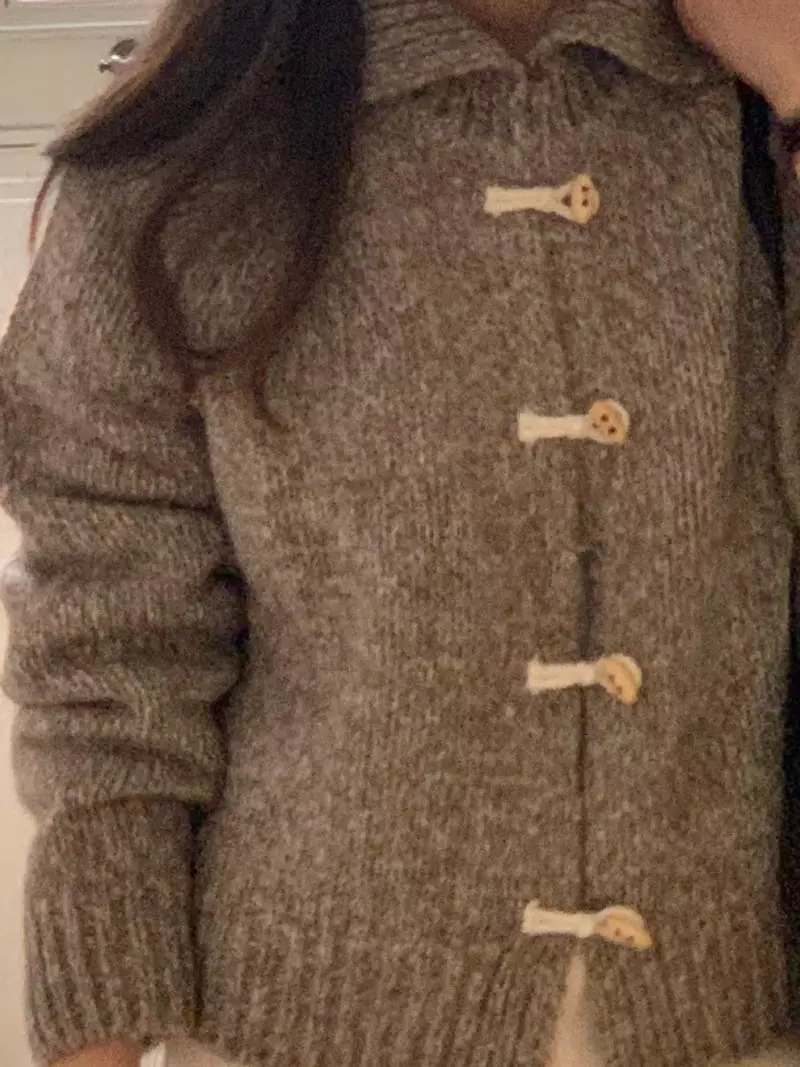 Baking Powder - Korean Women Fashion - #restrostyle - Peanuts Cardigan - 3