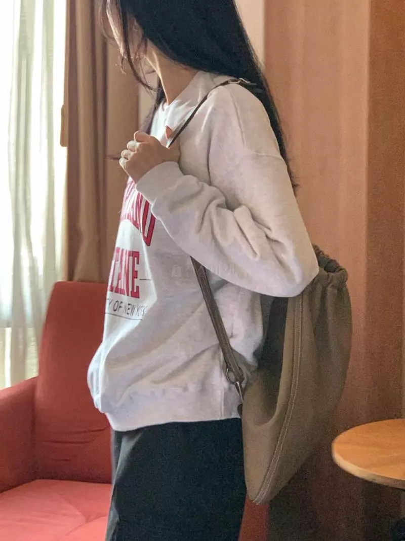 Baking Powder - Korean Women Fashion - #restrostyle - Port Sweatshirt - 2