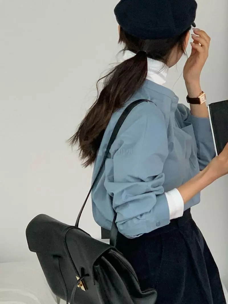 Baking Powder - Korean Women Fashion - #romanticstyle - Morden Shirt - 6