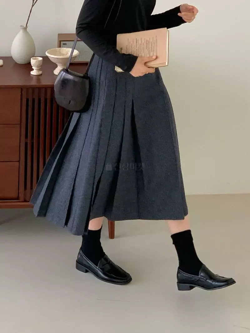 Baking Powder - Korean Women Fashion - #romanticstyle - Lusiv Skirt - 2