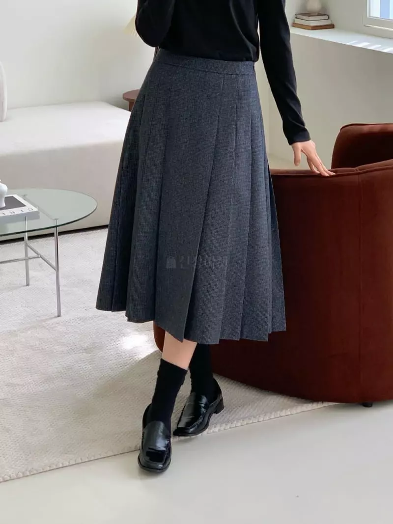 Baking Powder - Korean Women Fashion - #shopsmall - Lusiv Skirt - 4