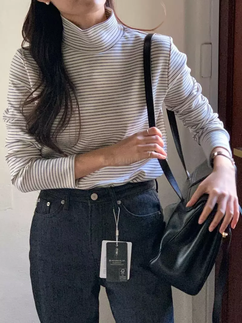 Baking Powder - Korean Women Fashion - #thelittlethings - Live Stripes Tee - 7