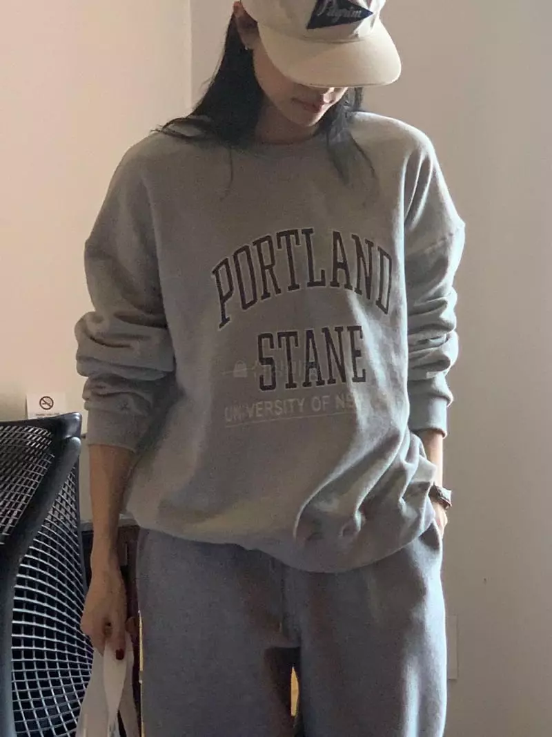 Baking Powder - Korean Women Fashion - #thelittlethings - Port Sweatshirt - 6