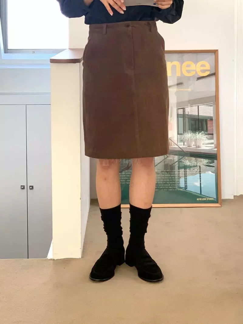Baking Powder - Korean Women Fashion - #thelittlethings - Pir Rib Skirt - 5