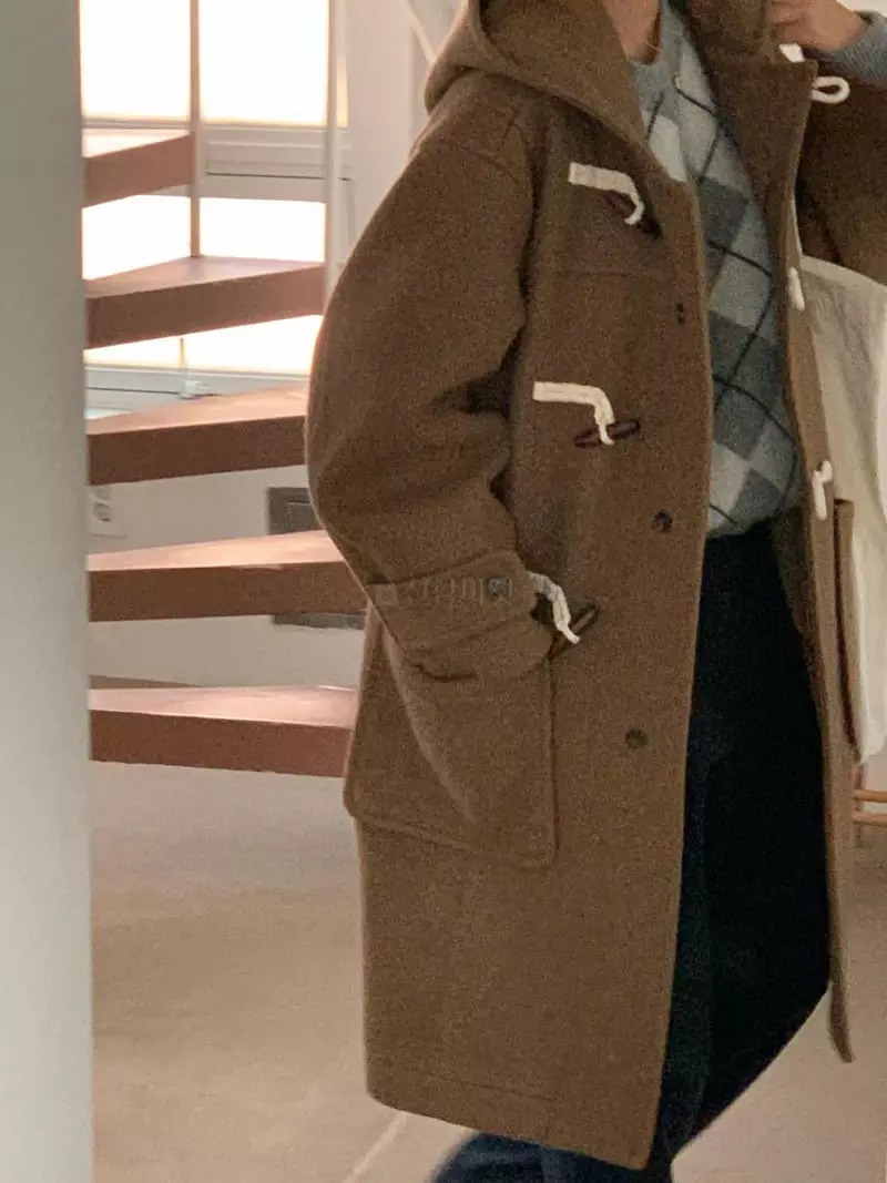 Baking Powder - Korean Women Fashion - #vintageinspired - Blooming Dubble Coat - 5