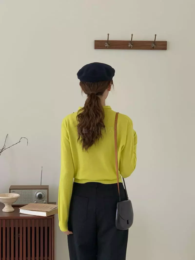 Baking Powder - Korean Women Fashion - #womensfashion - Jelly Open Knit Tee - 2