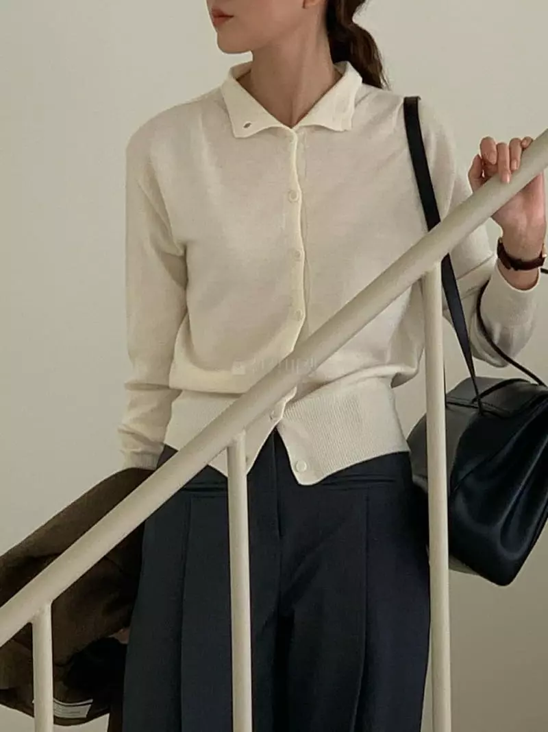 Baking Powder - Korean Women Fashion - #womensfashion - Jelly Open Knit Tee - 8