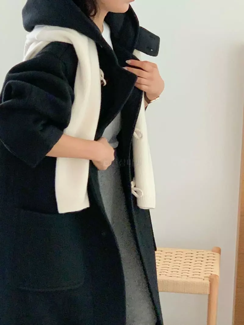Baking Powder - Korean Women Fashion - #momslook - Blooming Dubble Coat - 4
