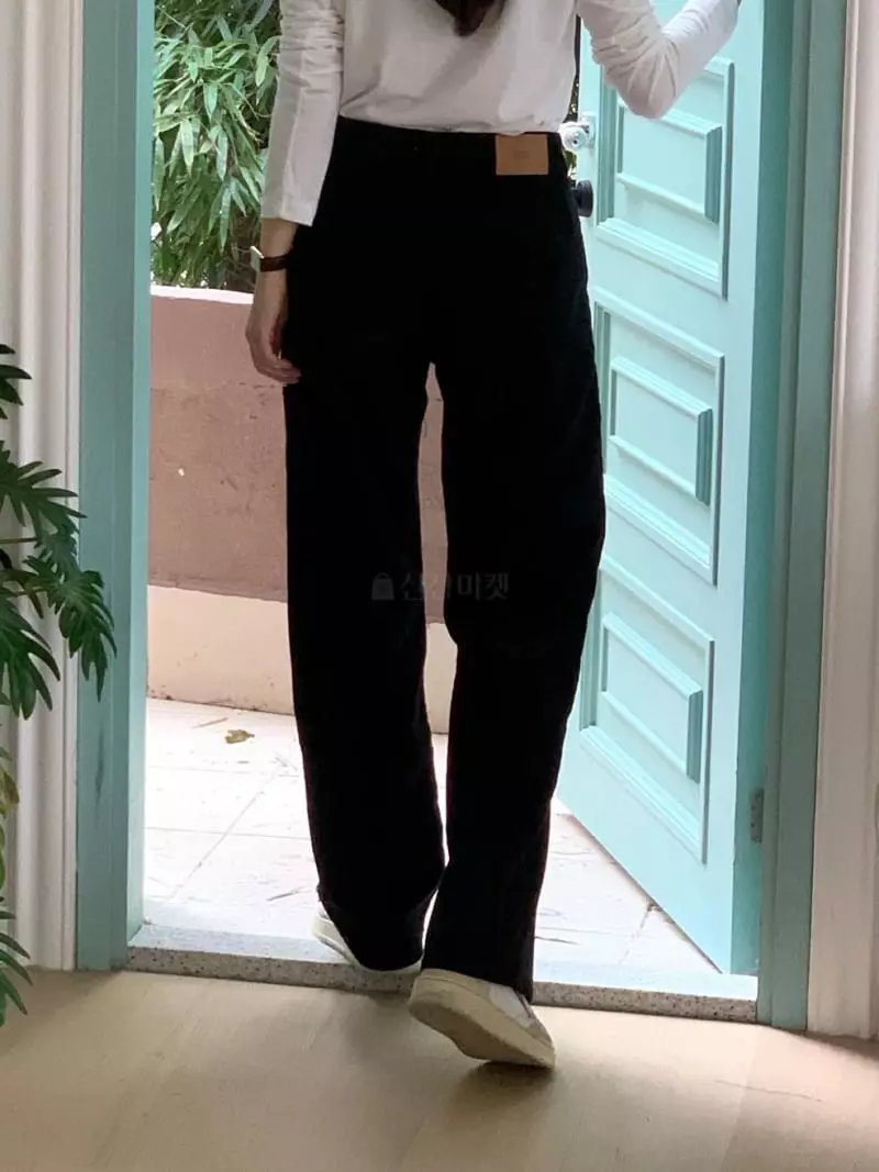 Baking Powder - Korean Women Fashion - #momslook - Need Rib Pants - 4