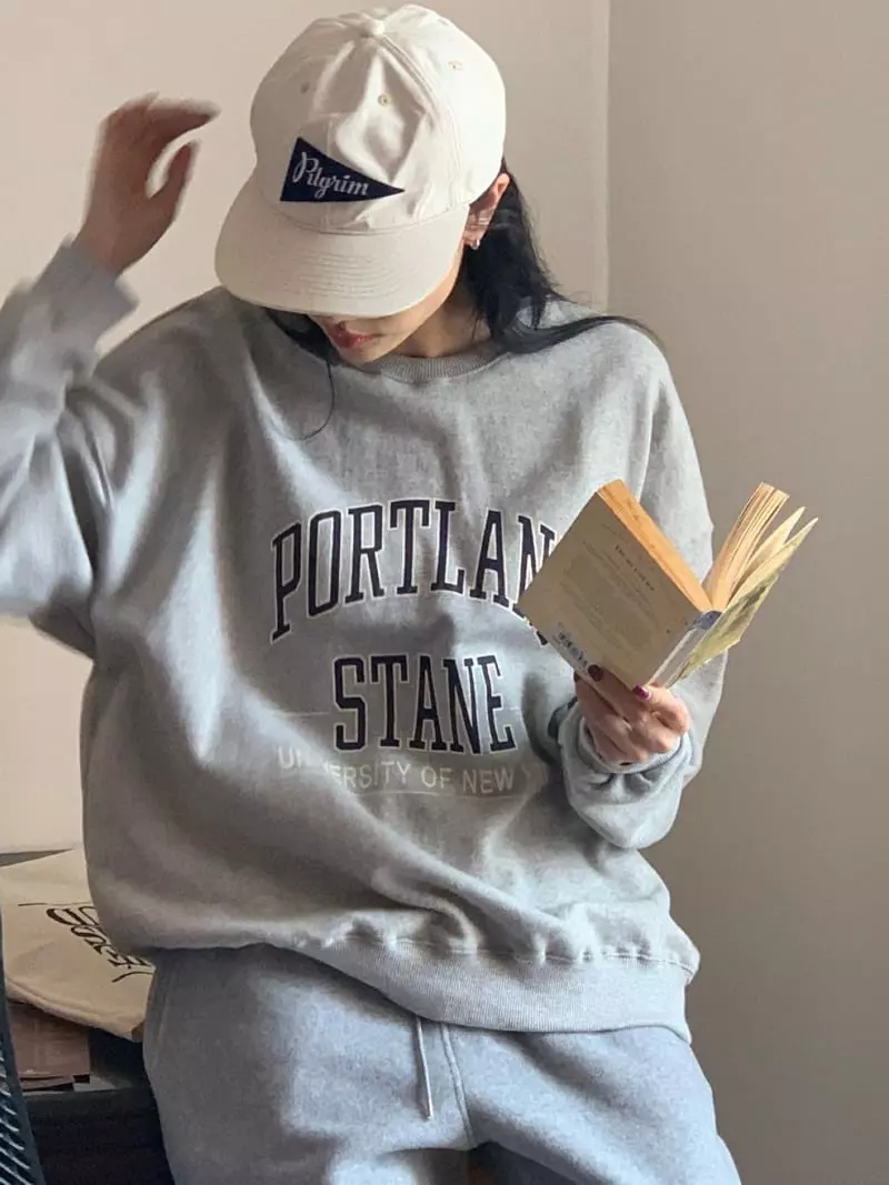 Baking Powder - Korean Women Fashion - #womensfashion - Port Sweatshirt - 8