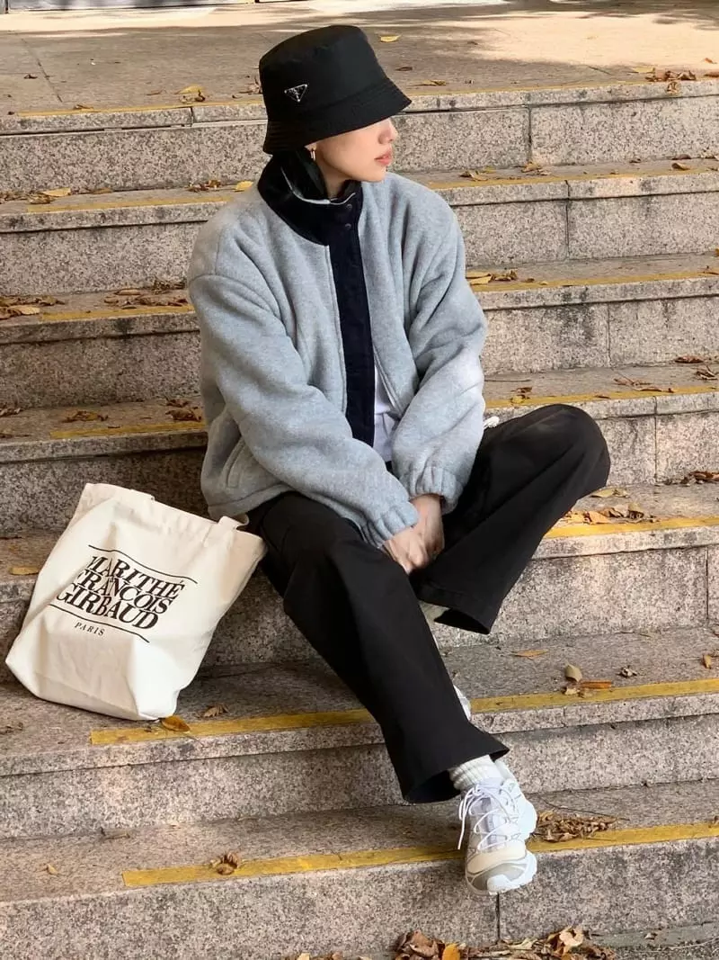 Baking Powder - Korean Women Fashion - #womensfashion - Town Fleece Jumper - 5
