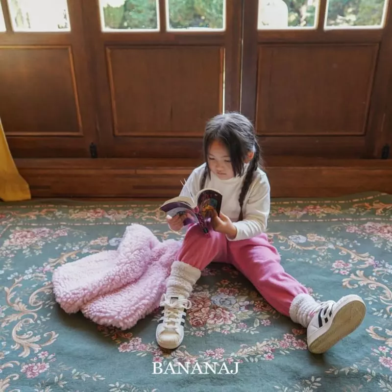 Banana J - Korean Children Fashion - #childofig - Boodle Fleece Tee - 7