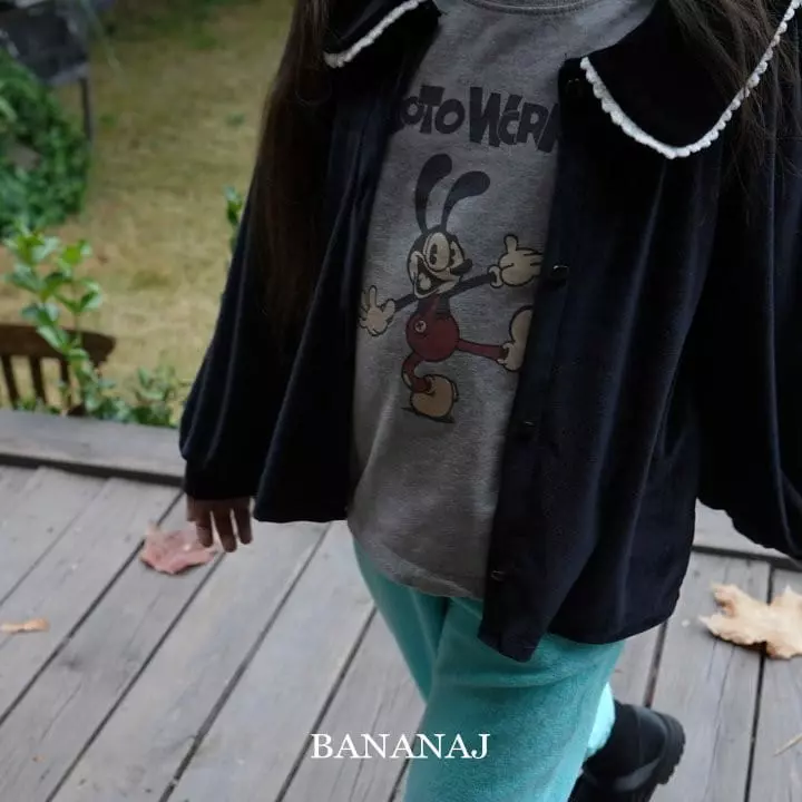 Banana J - Korean Children Fashion - #designkidswear - Vintage Tee - 4
