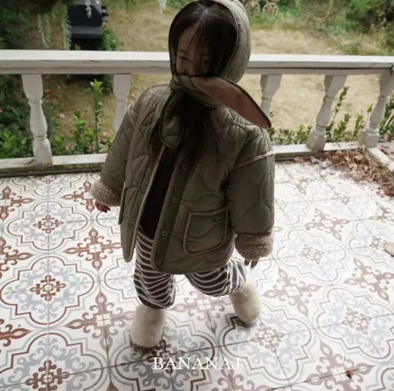 Banana J - Korean Children Fashion - #fashionkids - Padding Hoody - 2