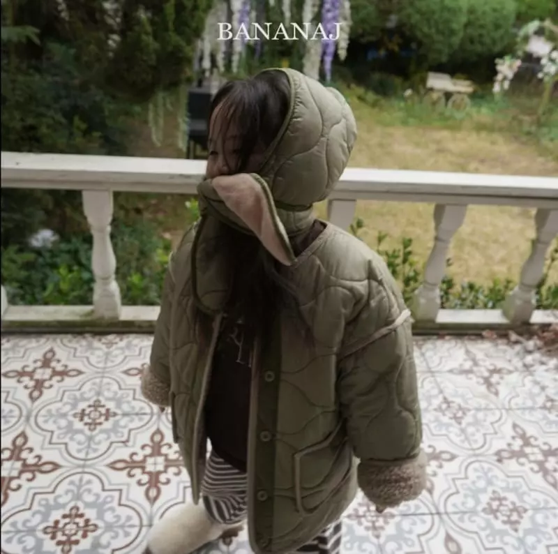 Banana J - Korean Children Fashion - #kidsshorts - Padding Hoody - 3