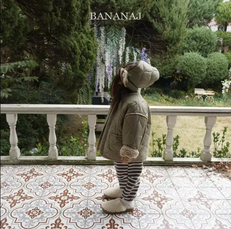 Banana J - Korean Children Fashion - #kidsshorts - Padding Hoody - 4