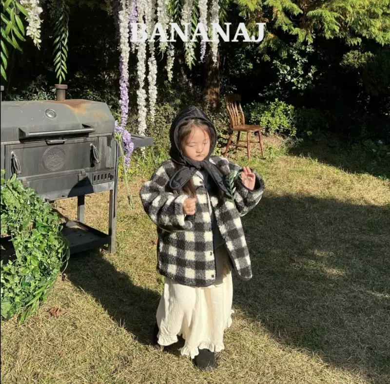 Banana J - Korean Children Fashion - #kidzfashiontrend - Padding Hoody - 5