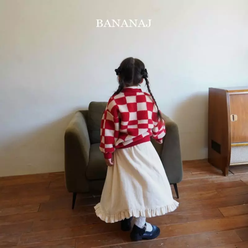 Banana J - Korean Children Fashion - #littlefashionista - Check Dumble Sweatshirt
