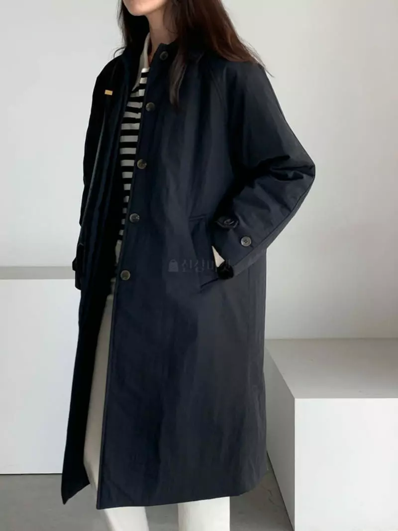 Baribari - Korean Women Fashion - #momslook - Padding Trench - 10