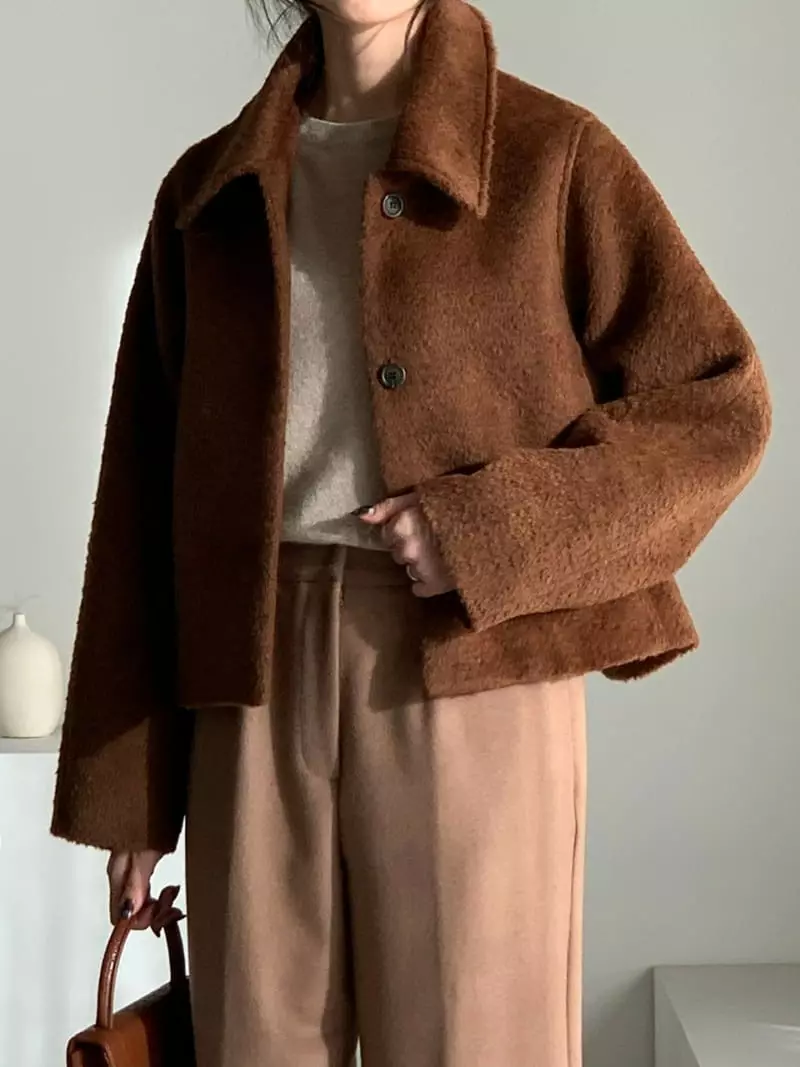 Baribari - Korean Women Fashion - #momslook - Teddy Cardigan - 11