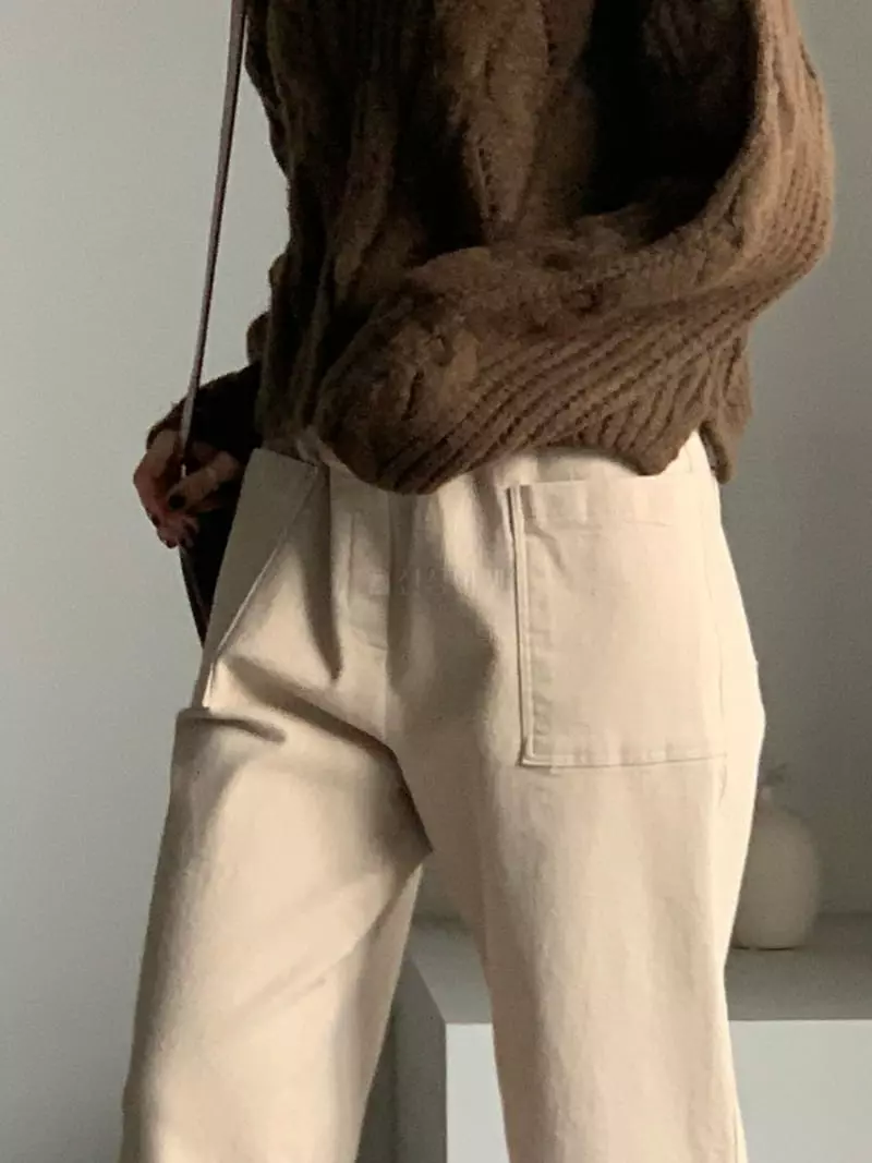 Baribari - Korean Women Fashion - #momslook - Uro Fleece Pants - 7