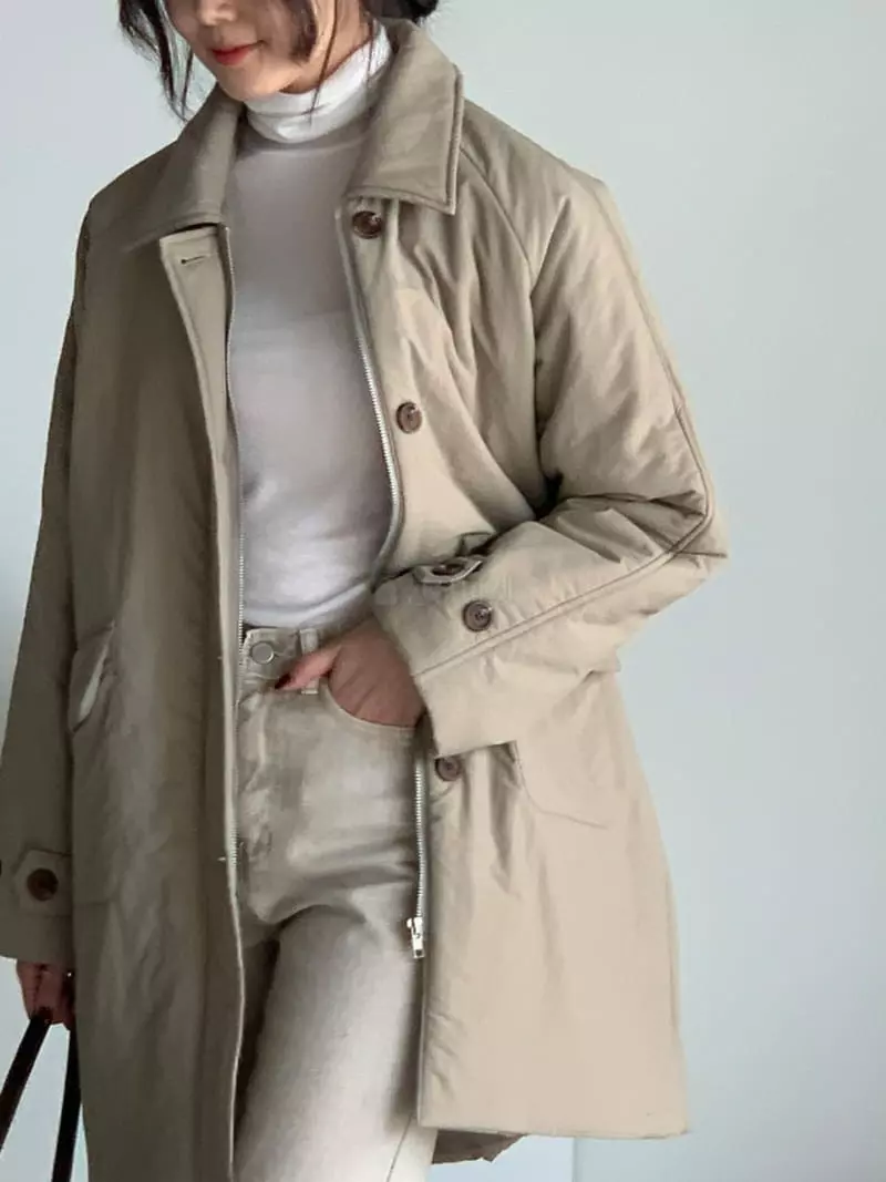 Baribari - Korean Women Fashion - #momslook - Cutting Turtleneck Tee - 12