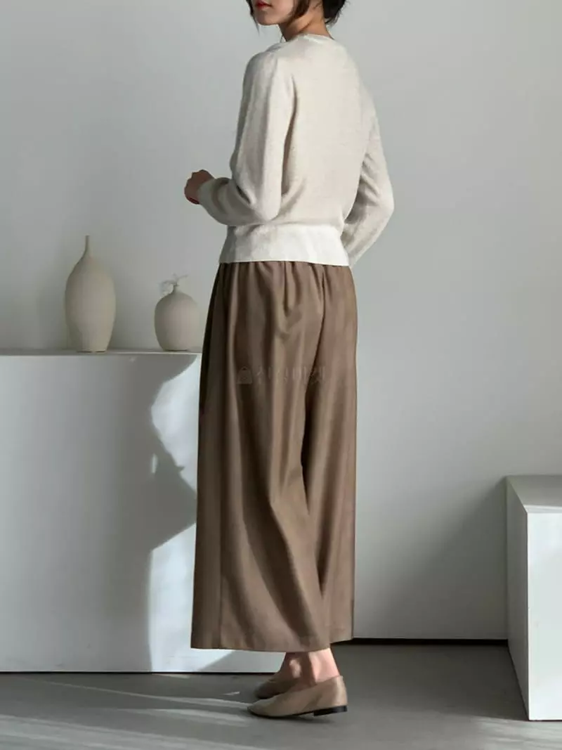 Baribari - Korean Women Fashion - #momslook - Wrinkle Pants - 5