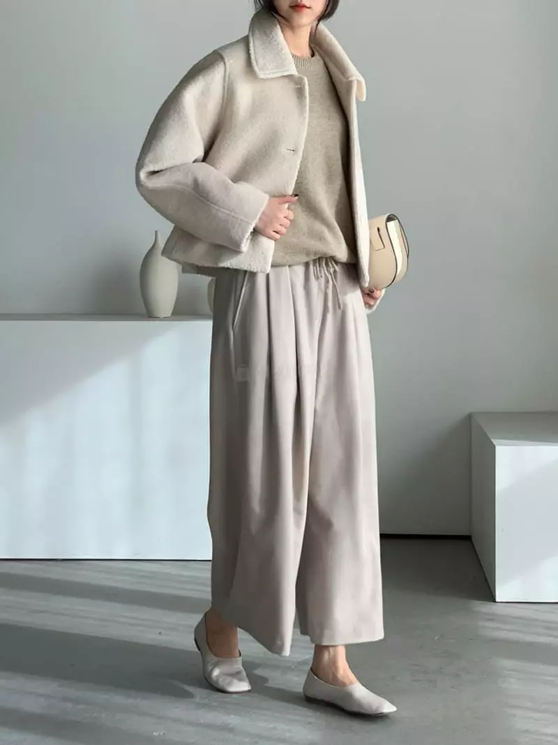 Baribari - Korean Women Fashion - #momslook - Wrinkle Pants - 9