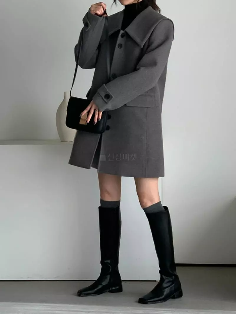 Baribari - Korean Women Fashion - #momslook - Sailor Coat - 5
