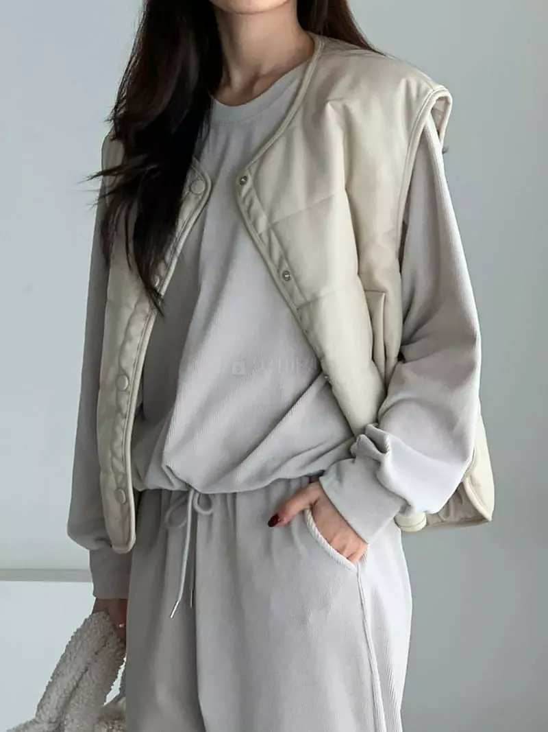 Baribari - Korean Women Fashion - #momslook - Veloure Pants - 8