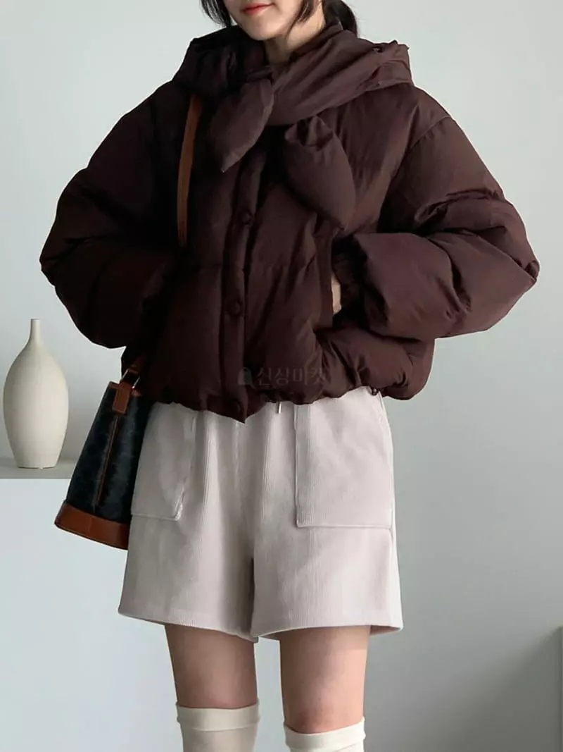 Baribari - Korean Women Fashion - #momslook - Mini RIb Pants - 7