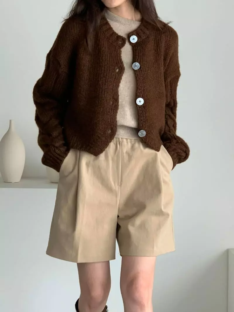 Baribari - Korean Women Fashion - #momslook - Molly Knit Cardigan - 5