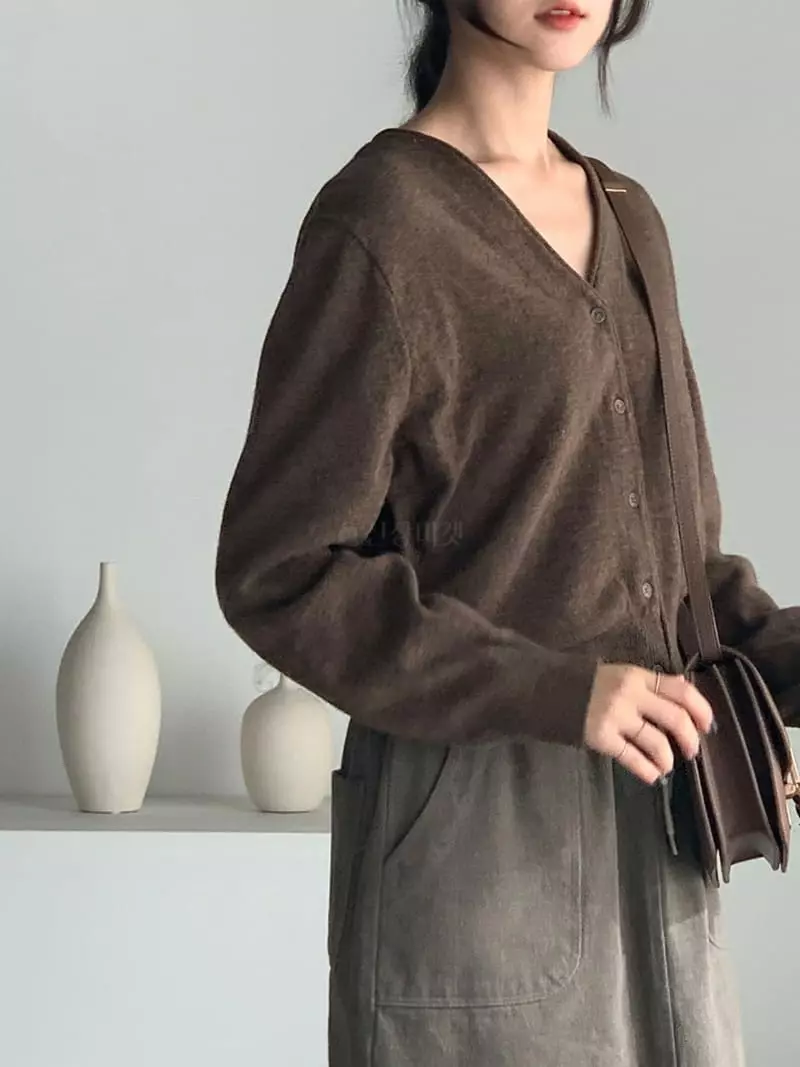 Baribari - Korean Women Fashion - #momslook - Need Basic Cardigan - 12
