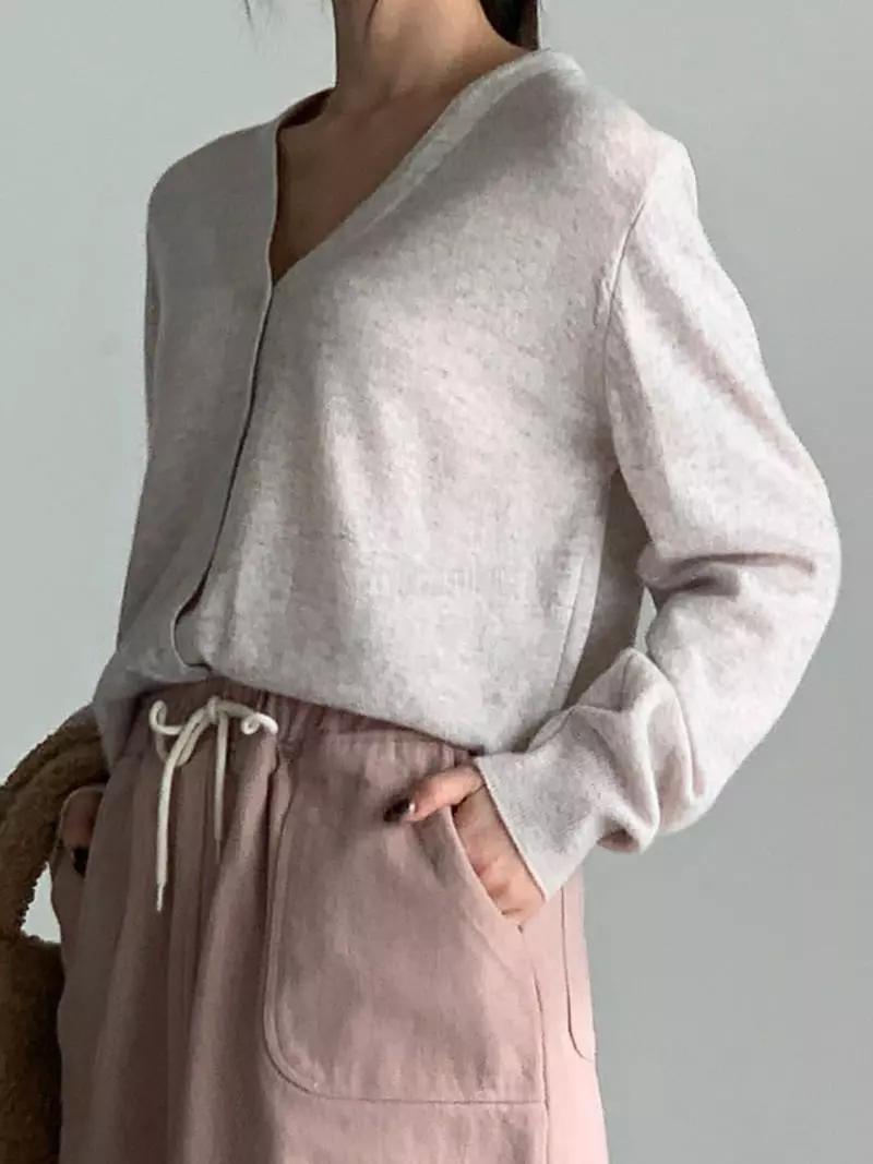 Baribari - Korean Women Fashion - #momslook - Need Basic Cardigan - 2