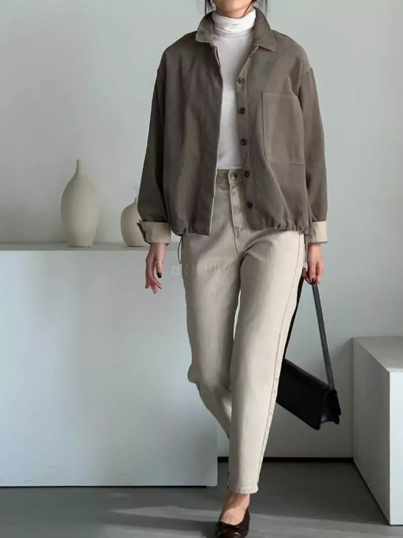 Baribari - Korean Women Fashion - #momslook - Rib Jumper - 11