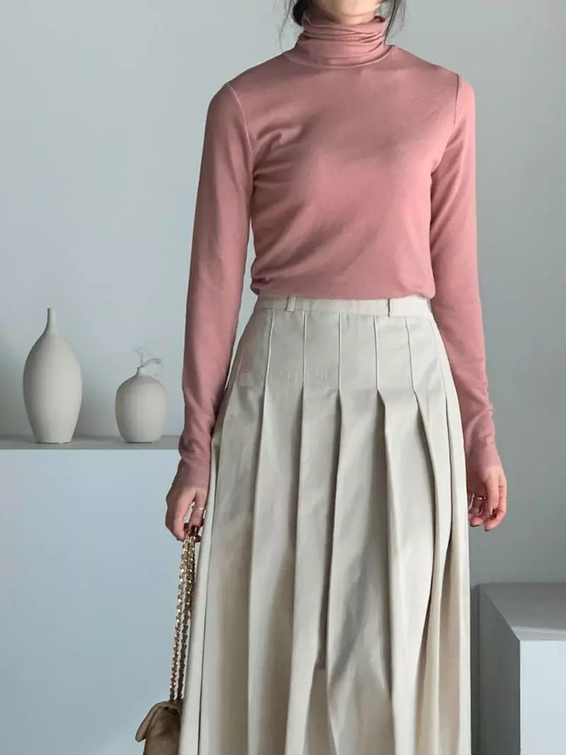 Baribari - Korean Women Fashion - #pursuepretty - Pleats Skirt - 5